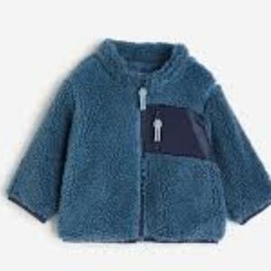 H&M Teddy Jacket Sherpa Fleece Boys Sz 6M